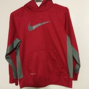 Kids red size large nike hoodie sweatshirt